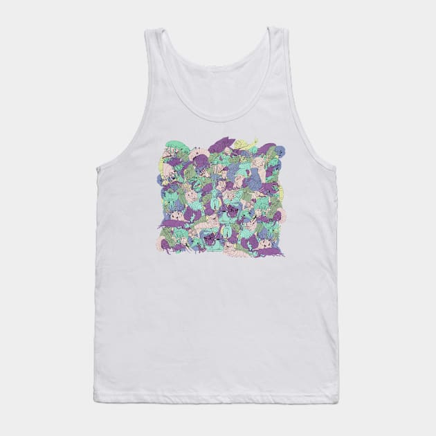 Crawlies party Tank Top by charliedzilla